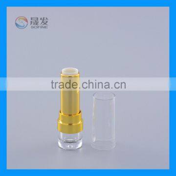 Cosmetic Pure Square Lipstick Packaging With Transparent Cap photo-2