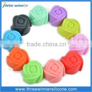 Food grade silicone mould rose baking mould