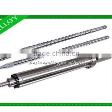 BImetallic single screw and barrel for injection machine/38CrMoAlA screw barrel for PP PVC PE ABS