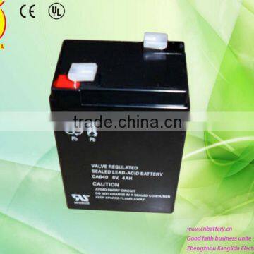 Industrial 6v 4ah building intercom battery, rechargeable lead acid battery