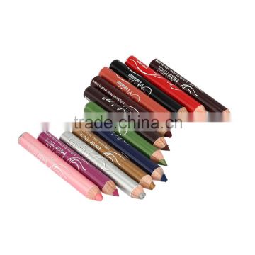 12 Pcs Makeup Set Waterproof Colorful Eyeliner Pencil Glitter Multi-color Eyeshadow Pencil Cosmetic Set