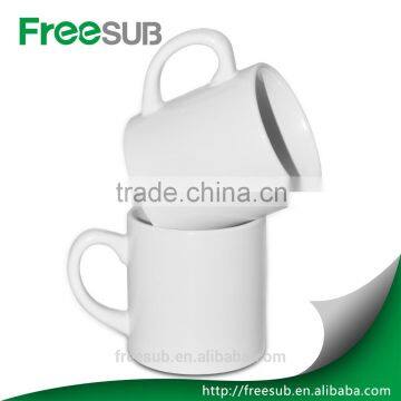 6oz Sublimation Coated White Ceramic Mugs Blanks White Blank Ceramic Mug