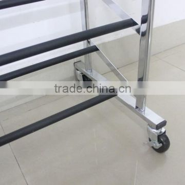 China Factory Chrome Finish Floating 10 Tiers Shoe Display Rack/Tower photo-4