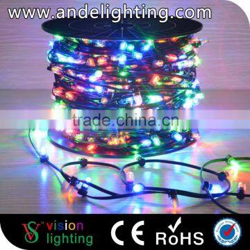 RGB automatic color changing led christmas string light clip light for wedding party decorations