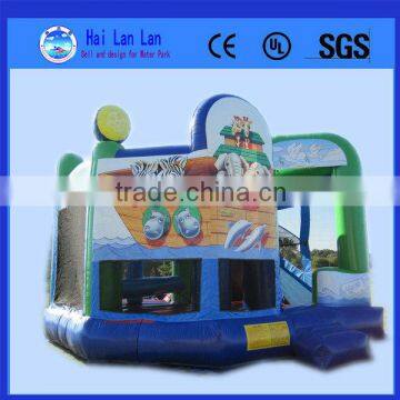 2014 Hot Fun Inflatable Bouncy House With Slides For sale