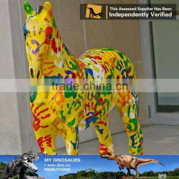 My Dino-C048 Theme Park Animal Decoration Resin Horse Model photo-3