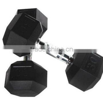 High Quality Bodybild Aerobic Hexagon Dumbbell With Nature Rubber Coated photo-6