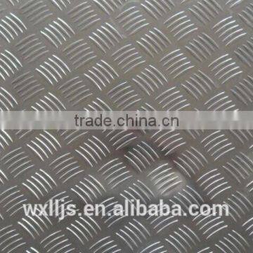 One-bar Three-bar and Five-bar embossed aluminum sheet price per ton