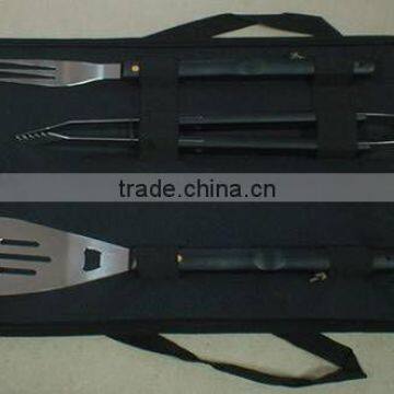 4PCS Stainless Steel BBQ Tools in Nylon Bag