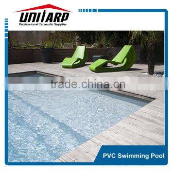 Reinforced liner for swimming and liner pool swimming pool