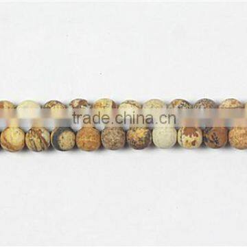 Picture Jasper Frosted Plain Rounds