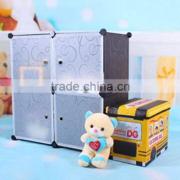 Cube ladder bookcase children plastic small cabinet