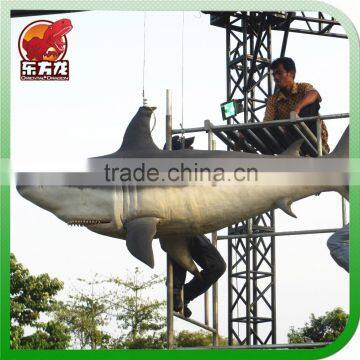 Life size animatronic movie robot shark for theme park