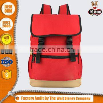 New Stylish Backpack Vintage Blue Canvas Backpack School Backpack photo-2