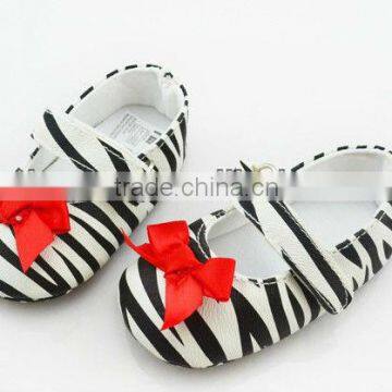 Lovely toddler shoe, zebra baby shoe