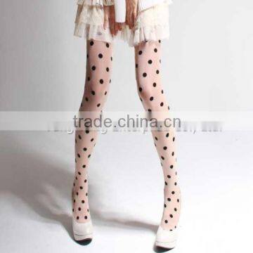 Manufacturer Lady Fashion Dot Pattern Sexy Tights