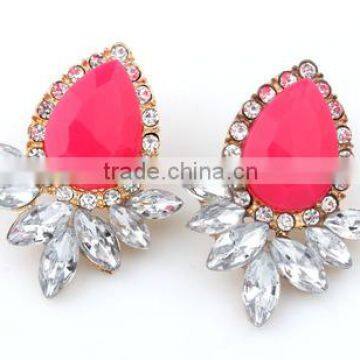 Stud earring artificial jewellery ladies earrings