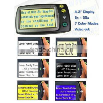 4.3" LCD HD Color Screen Portable Electronic Digital Video Magnifier Reading Aid Magnification Range 6x-25x for Low Vision photo-3