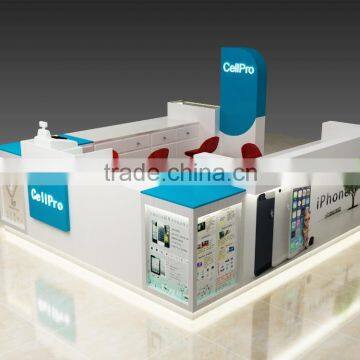 2015 New phone cases kiosk design | mall mobile phone kiosk | phone repair kiosk