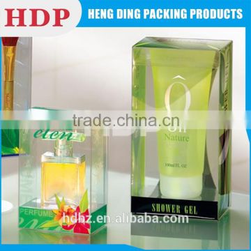 plastic printed perfume packaging box