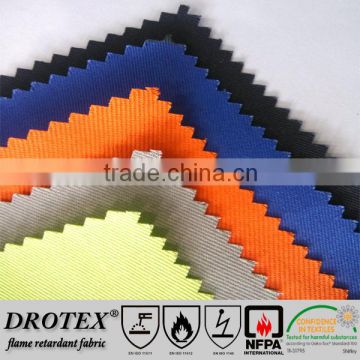 Industrial CVC Fire Resistant Finished Fabric for Protective Workwear / Flame Resistant Fabric for Workwear