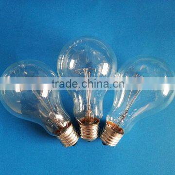 Cheap price !Stock 220v E27 100w clear GLS bulb