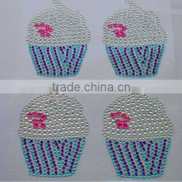Cake Shape Jewelry Acrylic Sticker Mobile Phone Sticker