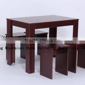 melamine MDF dinning table for uk market