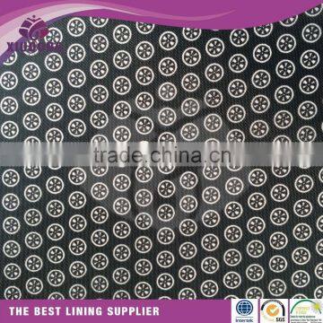 wholesale 210T 100%polyester taffeta fabric for lining for bags, luggage case, factory price