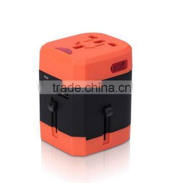 High Quality Christmas gift 2.5A international worldwide travel plug adapter travel usb adapter