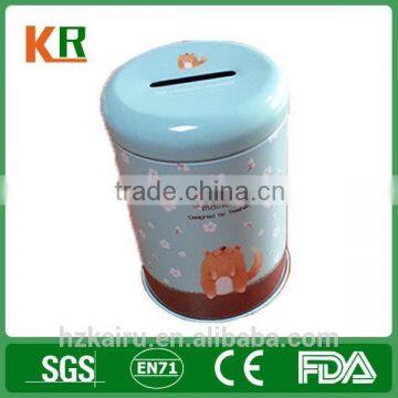 Made in china Round Coin Bank Money SPTE Box