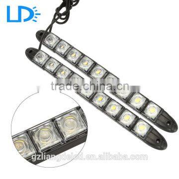 Manufacturer price 9 LEDs auto blub led light bulb drl flexible led daytime running lights