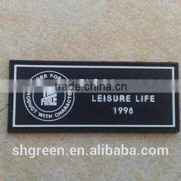 Handmade Deer Logo Silicone Rubber Label Tag
