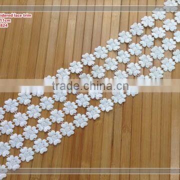 2017 beautiful wedding dress chemical lace trim