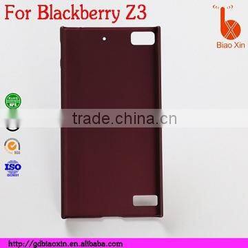new rubber hard case cover for blackberry z3, for blackberry z3 cellphone case
