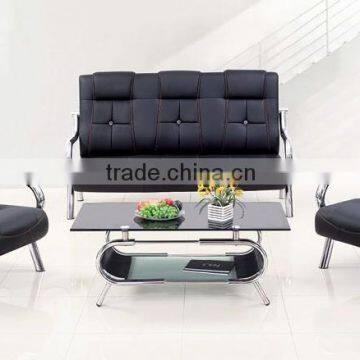 PU leather office sofa/Competitive Price Office Sofa Set/Metal Office Sofa CR-XL2112