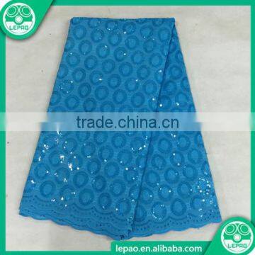 Low Price Africa Cotton Sequins Fabric,Shining Nigeria Cloth,50MT MOQ photo-5