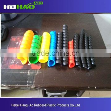 Polyethylene spiral cable binding wrap for cable and wire harness management