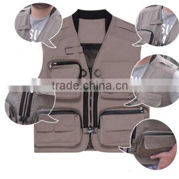 Excellent Quality Factory Price Custom Photography Vest Camera Jacket