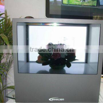 Transparent lcd display for advertising 22",46" transparent showcase