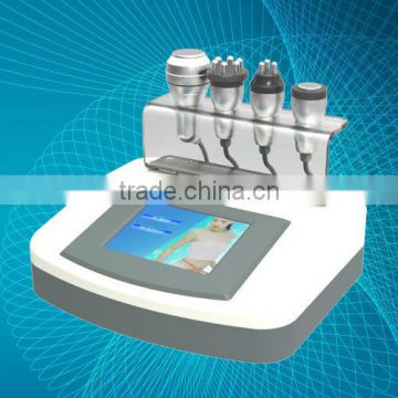 Mini Professional best result with 4 treatment handles rf&cavivtation equipment shape and slim machine