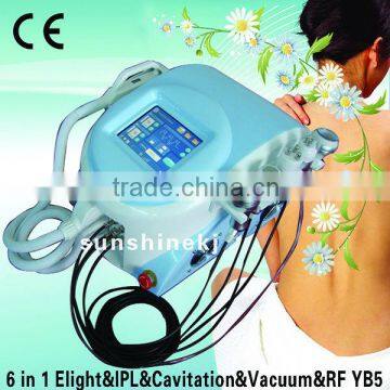 CE TUV approved mini hair removal ipl beauty machine with rf vacuum function