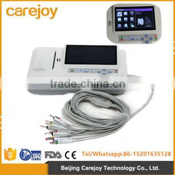 CE & FDA approved Digital 6-channel ECG EKG machine with low price