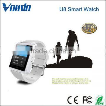 Wholesale WristWatch Phone Touch Screen For IOS Iphone Android Smartphone Samsung Smartphone Black U8 Bluetooth Smart Watch photo-2