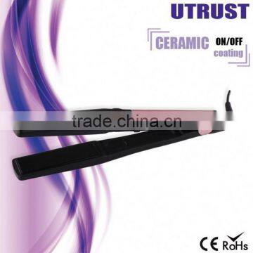 Promotion electric hair straightener/hair curler comb with rotatiing wire for choose