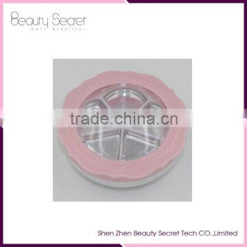 New Round Plum Flower Petal 5 Cells Eyeshadow Empty Palette photo-2