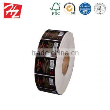 Fine craftsmanship color printing label stickers with CE certificate