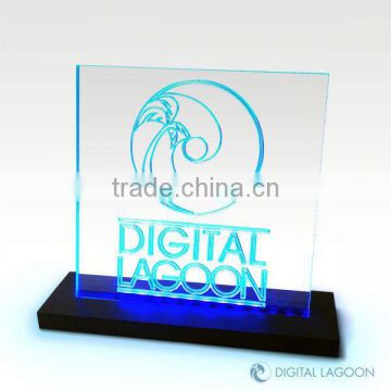 hot sale laser engraved led edge lit sign