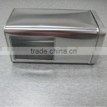 rectangle tin box with clear window