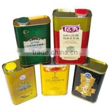 1L cooking oil tin can